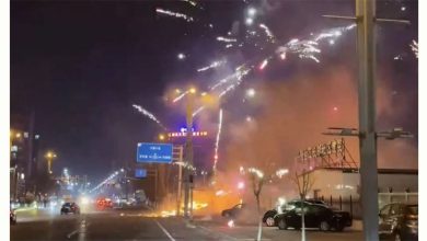 Photo of 鞭炮摊火灾瞬间“绚烂夺目”  不知情者误为大型烟火秀