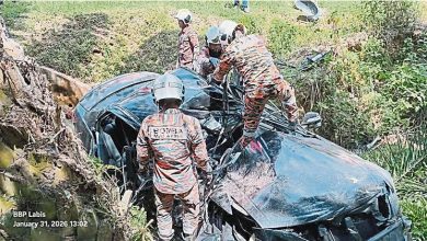 Photo of 共车往巴莪出车祸 5学生1死4伤