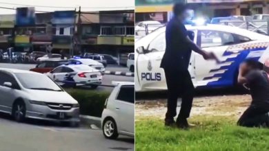 Photo of 警匪对峙片段疯传 警方证实是旧电影拍摄画面