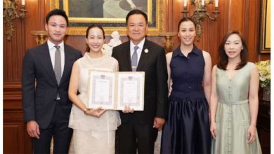 Photo of 情人节前夕喜结连理！泰相阿努廷登记结婚