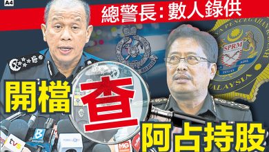 Photo of 援引2条文查阿占持股    总警长:传召相关人士录供