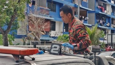 Photo of 气球爆燃火烧执法员 消拯局拆走警示灯调查