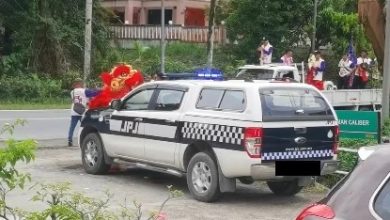Photo of JPJ邀舞狮为巡逻车冲喜 期许马上出入平安无灾无难