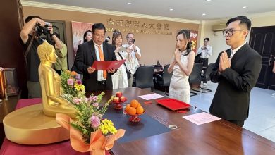 Photo of 网恋修成正果 62岁工程师情人节再婚