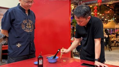 Photo of 陈志雄特邀黄瑞吉 为义仁堂大仙公庙题名