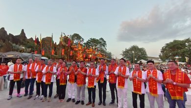 Photo of 大山脚太子殿首办新春庙会 曹观友赞其转型是“走入民间”榜样