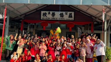 Photo of 47名学生仅4华裔 益侨华小友族师生齐庆新春