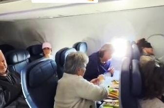 Photo of 妈妈怕你饿?七旬妇飞机上现做潜艇堡引热议