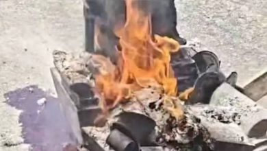 Photo of 男子纵火毁神像 耶稣像也遭殃