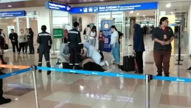 Photo of 刚抵古晋机场 男子突昏倒猝逝