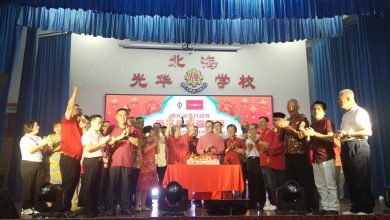 Photo of 沈志强入院后首度亮相 为林吉祥补庆85岁寿辰