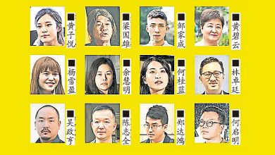 Photo of 港民主派初选案 12被告上诉遭驳回