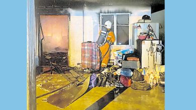 Photo of 住家起火 聋哑妇烧死1男逃生