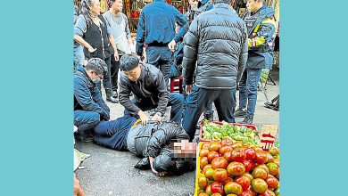 Photo of 苗栗汉持刀骚扰摊贩 警方开枪击毙