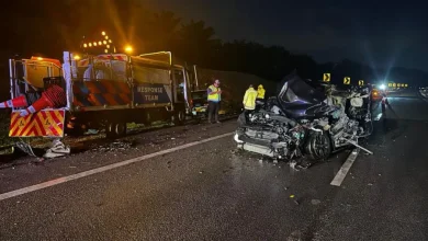 Photo of 雨天视线差失控打滑 CRV猛撞PLUS执勤车 5岁女童不幸丧命