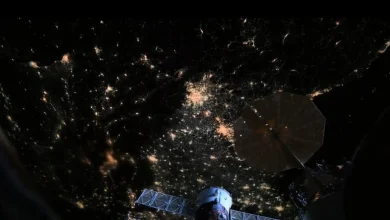 Photo of 太空视角 NASA太空人分享中国春节的“万家灯火”