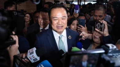 Photo of 泰自豪党主导组阁优势明显 阿努廷或兼管国防