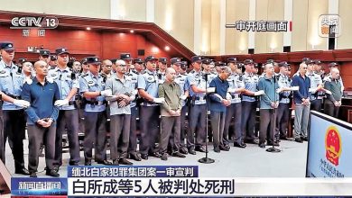 Photo of 缅北白家犯罪集团罪犯伏法 4人被执行死刑