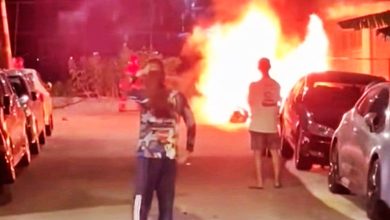 Photo of 频视〡爱车烧剩骨架 她怀疑爆竹惹祸