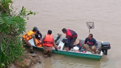 Photo of 黄衣女跳河困湍急水流 消拯员抛救生圈救人