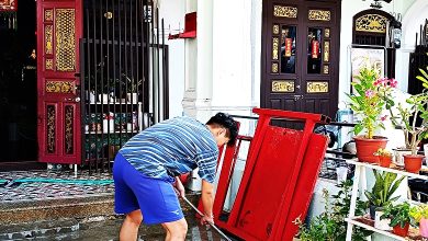 Photo of 拜天公后自觉打扫 喜庆不留垃圾好榜样
