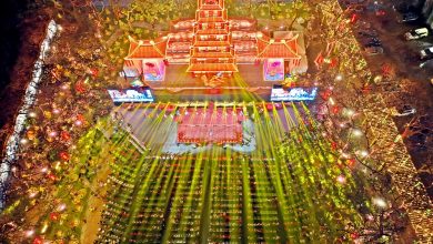 Photo of 敦煌盛唐灯火耀东禅寺  逾5000人出席启灯仪式