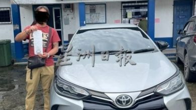 Photo of 见执法人员派糕点竟心虚? 司机逆行中罚单