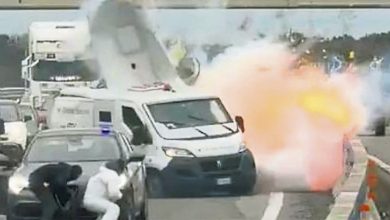 Photo of 情节如电影 意劫匪扮警炸运钞车