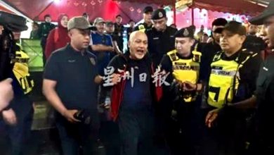 Photo of “反对非法宗教场所运动”集会 逾百警员驻守 数男女被带走