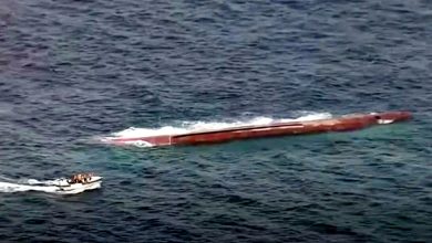 Photo of 遭499吨货船猛撞 海钓船瞬间断两截!