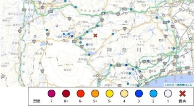 Photo of 日本山梨县东部4.1级地震