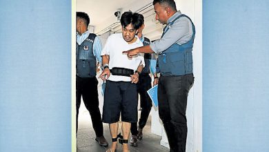 Photo of 假冒政府官员狮城干案 马男涉诈骗押回现场