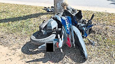 Photo of 女中学生摩多撞树亡