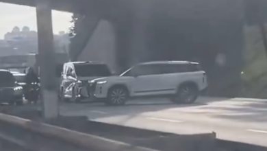 Photo of SUV跨3车道掉头逆行 肇祸司机遭警方逮捕