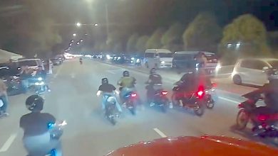 Photo of 民众下班偶遇 非法赛车现场