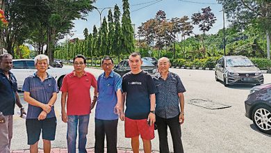 Photo of 道路繁忙 路墩沉降 富城园居民促定期维修