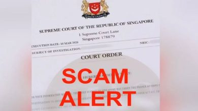 Photo of 伪造法令骗你转账 !新加坡法院提醒公众核实