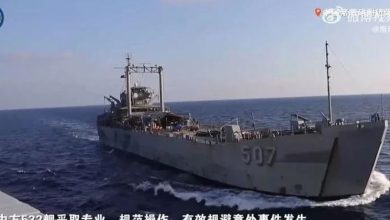 Photo of 菲军舰渚碧礁危险接近中军舰  中国严正吁停止挑衅