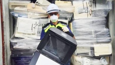 Photo of AKPS取缔行动扣查34货柜 起830公吨受管制废料