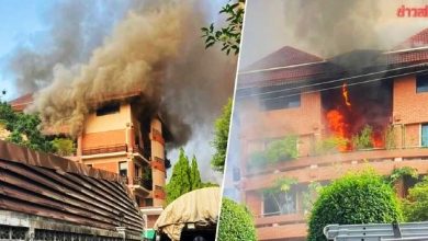 Photo of 变压器爆炸引发豪宅大火 4人获救 一女佣遇难