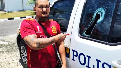 Photo of “我不是线人”  怪男为证清白 砸警车求坐牢