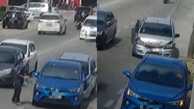 Photo of 老人过马路害Bezza被撞 若无其事离开