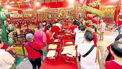 Photo of 巴生天福宫元宵节开放补运 祈福灯有刘德华名字