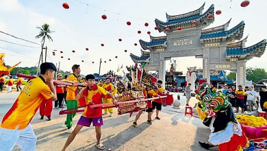 Photo of 赴中国9祖庙请香火 福全宫热烈迎圣火回銮