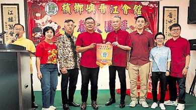Photo of 【槟榔屿晋江会馆新春团拜】郑来兴： 财政来源有限 槟调地税应付公服开销