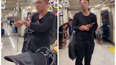 Photo of 年轻妈打手心管教小孩 遭同车厢陌生男殴打 12岁女儿急护母