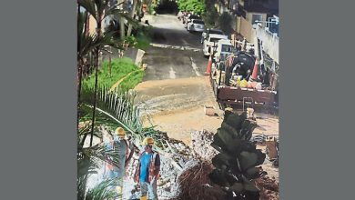 Photo of 地下水管爆裂 蕉赖2住宅龟裂下陷