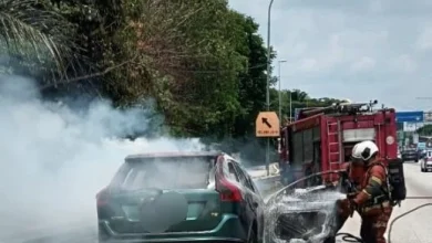 Photo of 联邦大道骇人火烧车 休旅车烧毁 幸无人受伤