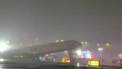 Photo of 视频|纽约机场客机撞消防车 传有死伤 机场停飞