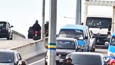 Photo of 幼猫受困路中央 警员联手迈薇司机暖心救援